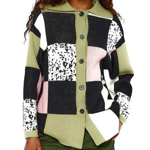 LSG another girl knitted shacket